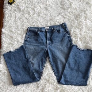 MOTHER The Hustler Ankle Fray Groovin